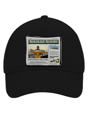 Rybářské noviny kšiltovka baseballka Black