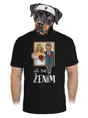 Já se žením/vdávám pánské sportovní tričko Black