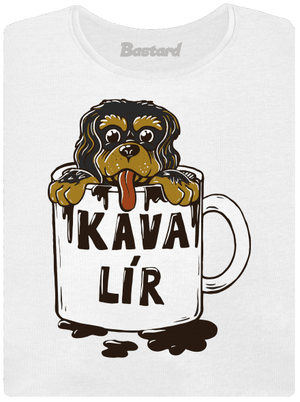 Kávalír dámské tričko s lemem White