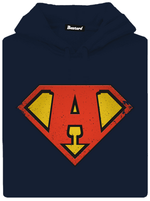 Jsem superhrdina pánská mikina klokanka Navy