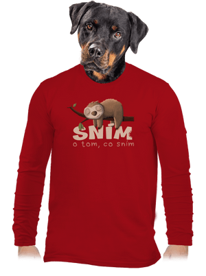 Sním o tom, co sním pánské dlouhý rukáv Red