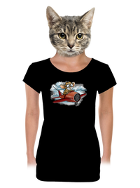 dámské tričko s lemem