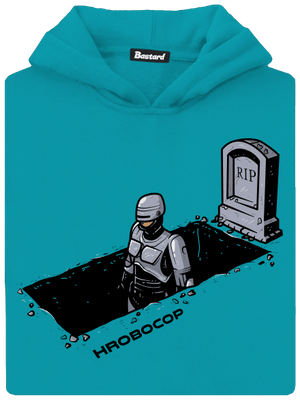 Hrobocop dětská mikina klokanka Hawaiian Blue