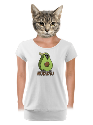 dámské tričko s lemem