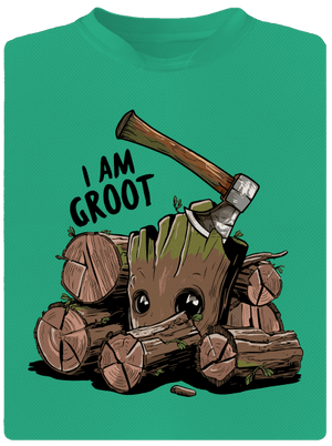 I Am Groot pánské sportovní tričko Mint Mal