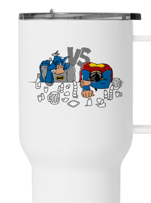 Souboj superhrdinů termohrnek White