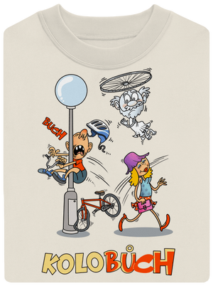 Kolobuch unisex mikina bez kapuce Off White