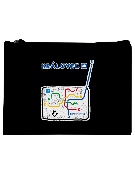 Metro Královec taštička Black