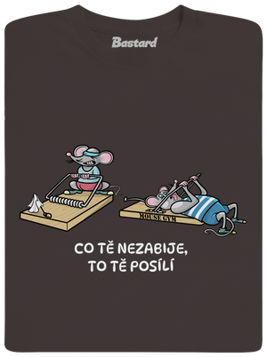 Co tě nezabije pánské dlouhý rukáv Bear Brown