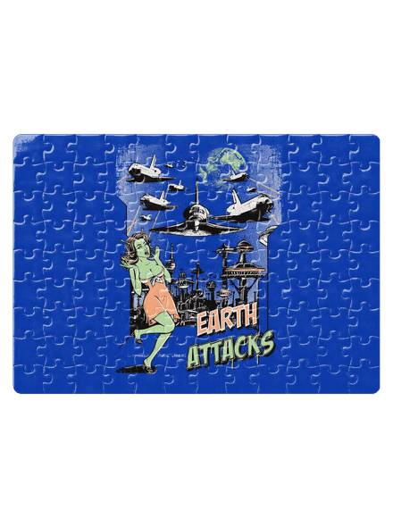 Země útočí puzzle White