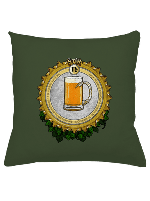 Pivní horoskop: Štír polštář Olive Green