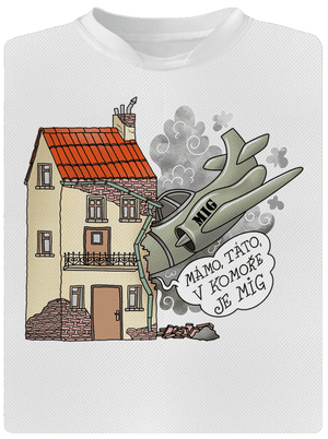 V komoře je MiG dětské sportovní tričko White