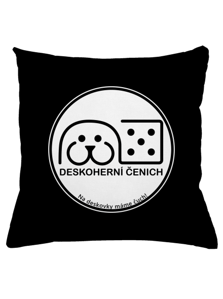 Deskoherní čenich polštář Black