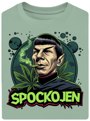 Spockojen unisex tričko oversized Sage