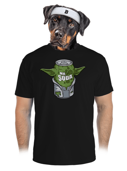 Mr. Soda pánské sportovní tričko Black
