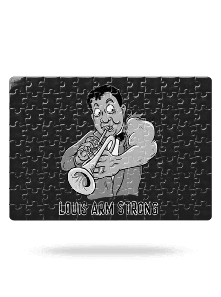 Louis Armstrong puzzle White