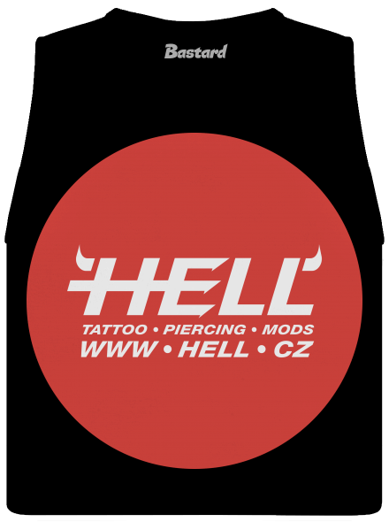Hell logo dámské tílko volné Black