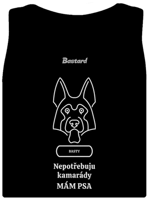 Nemůžu, mám psa dámské tílko klasické Black