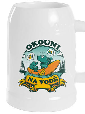 Okouni na vodě půllitr White