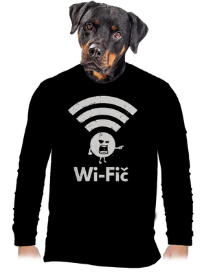 Wifič pánské dlouhý rukáv Black