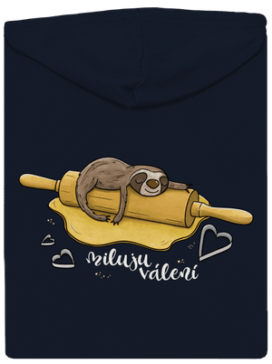 Miluju válení dámská mikina na zip Navy Mal