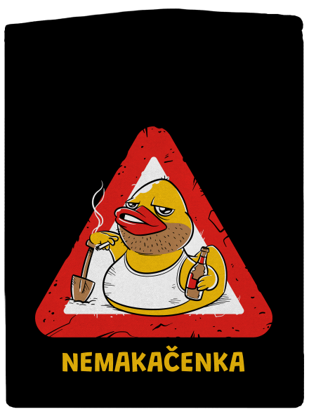 Nemakačenka dámská mikina na zip Black