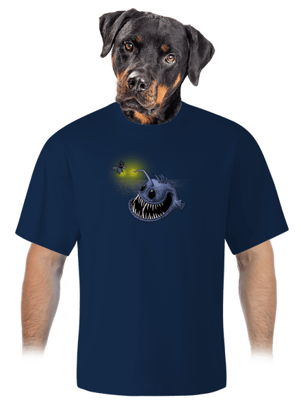 Světlo mého srdce unisex tričko oversized Midnight Blue