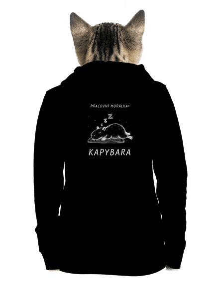 Pracovní morálka dámská mikina na zip Black