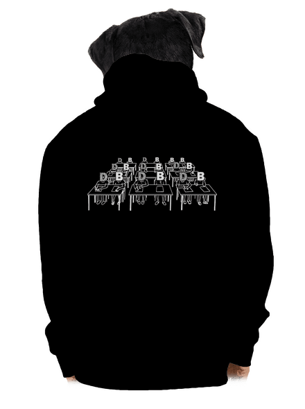 Cimrman: Debil, blbeček pánská mikina na zip Black