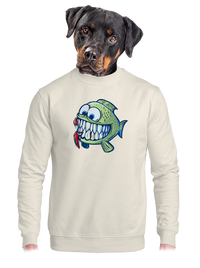 unisex mikina bez kapuce