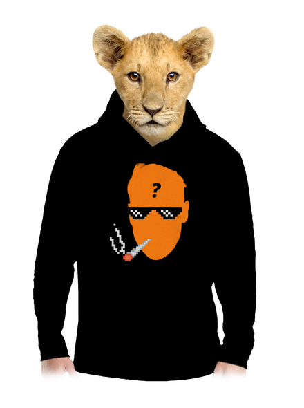 Thug life dětská mikina klokanka Black