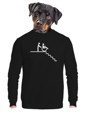 unisex mikina bez kapuce