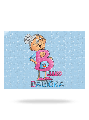 B jako babička puzzle White