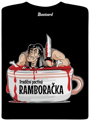 Ramboračka pánské dlouhý rukáv Black