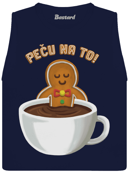 Peču na to! dámské tílko volné Navy