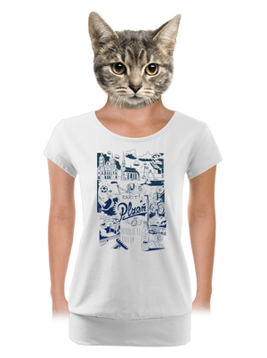 dámské tričko s lemem