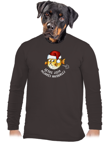 Jsem nafouklej pánské dlouhý rukáv Bear Brown