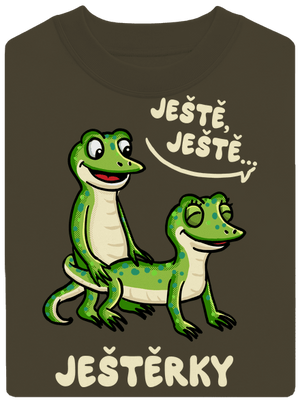 Ještě, ještě unisex mikina bez kapuce Urban Khaki