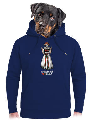 Hanácká Kisselka unisex mikina premium Navy