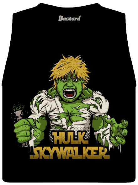 Hulk Skywalker dámské tílko volné Black