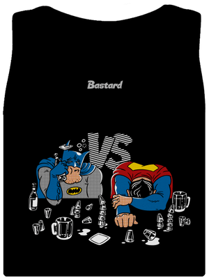 Souboj superhrdinů dámské tílko klasické Black