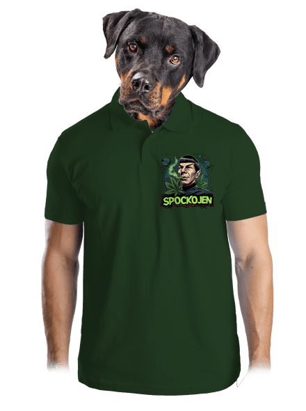 Spockojen pánská polokošile Bottle Green Mal