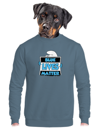 unisex mikina bez kapuce