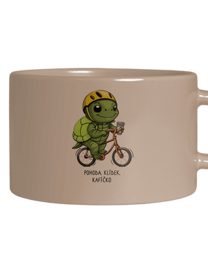 Pohoda, klídek hrnek makronka Brown Macaron