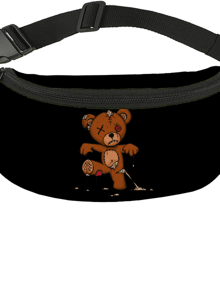 Zombie teddy ledvinka Black
