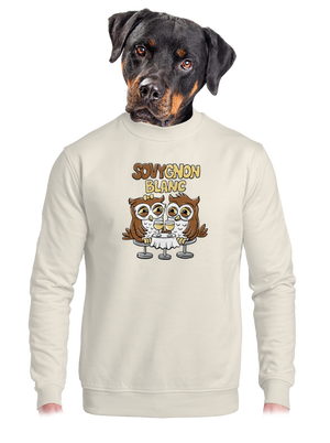 Sovygnon unisex mikina bez kapuce Off White