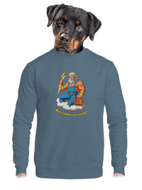 unisex mikina bez kapuce