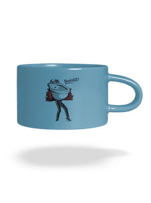 Bidet hrnek makronka Blue Macaron