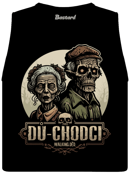 Dů-chodci dámské tílko volné Black