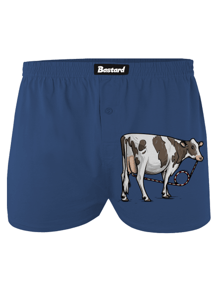 Cow drink pánské trenky Blue